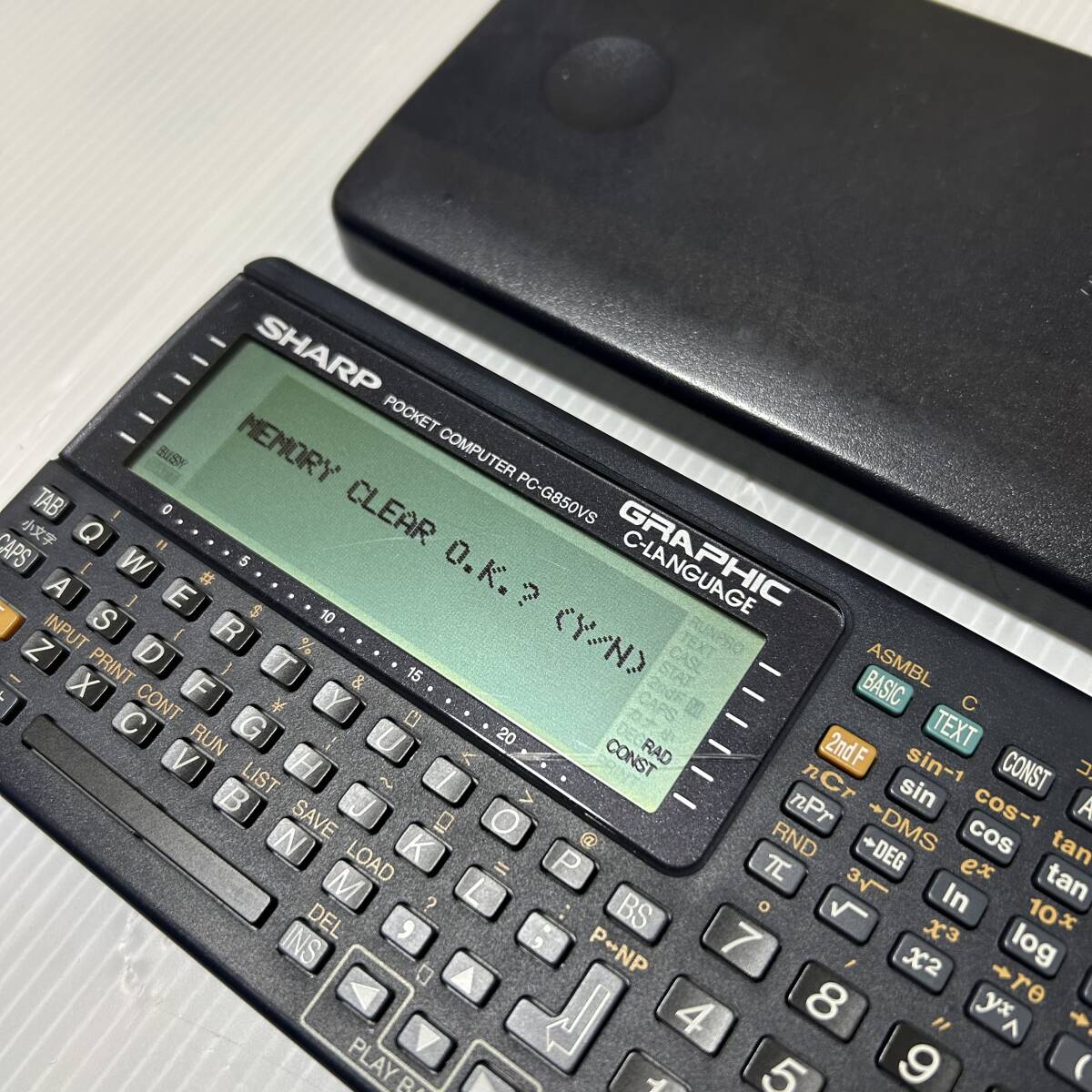 ②SHARP GRAPHIC C-LANGUAGE PC-G850VS ポケットコンピューター