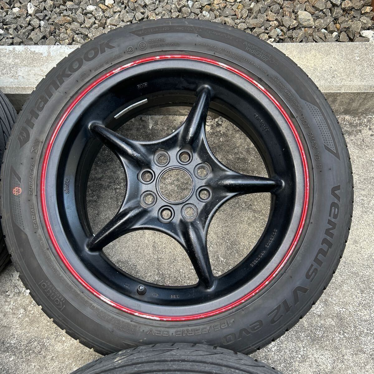 着払い] 希少 無限ホイール4本セット RNR 15インチ 6.5j+45ホンダ 