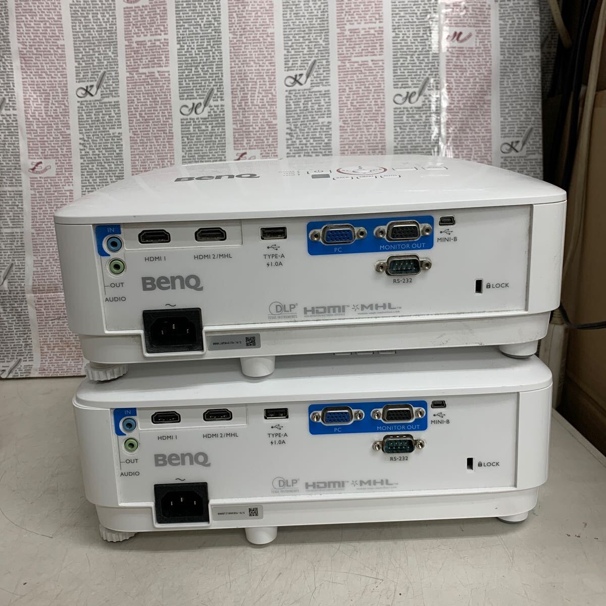 A048 BenQ ベンキュー 1080P TH671ST 短焦点ホームシアター プロジェクター /5台まとめて 本体のみ /動作未確認 ジャンク品_5