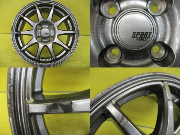 パッソ トール ルーミー 新品 夏タイヤ 中古アルミ ４本セット 特選サマータイヤ 輸入タイヤ 165/65R14 社外アルミ 14インチ 5.5J 足　　　 パッソ ルーミー タンク 165⁄65R14 RV505 0