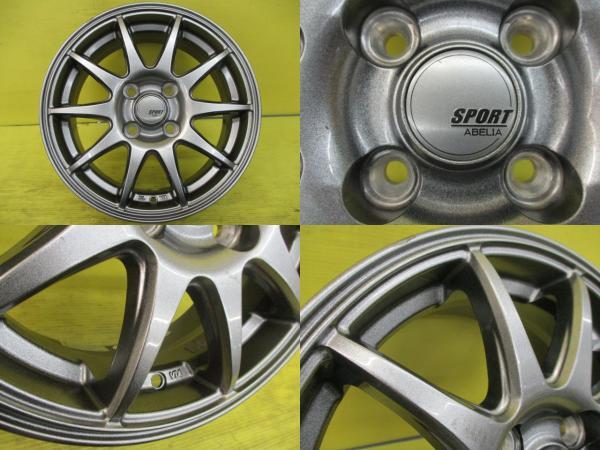 パッソ トール ルーミー 新品 夏タイヤ 中古アルミ ４本セット 特選サマータイヤ 輸入タイヤ 165/65R14 社外アルミ 14インチ 5.5J 足　　　 パッソ ルーミー タンク 165⁄65R14 RV505 0