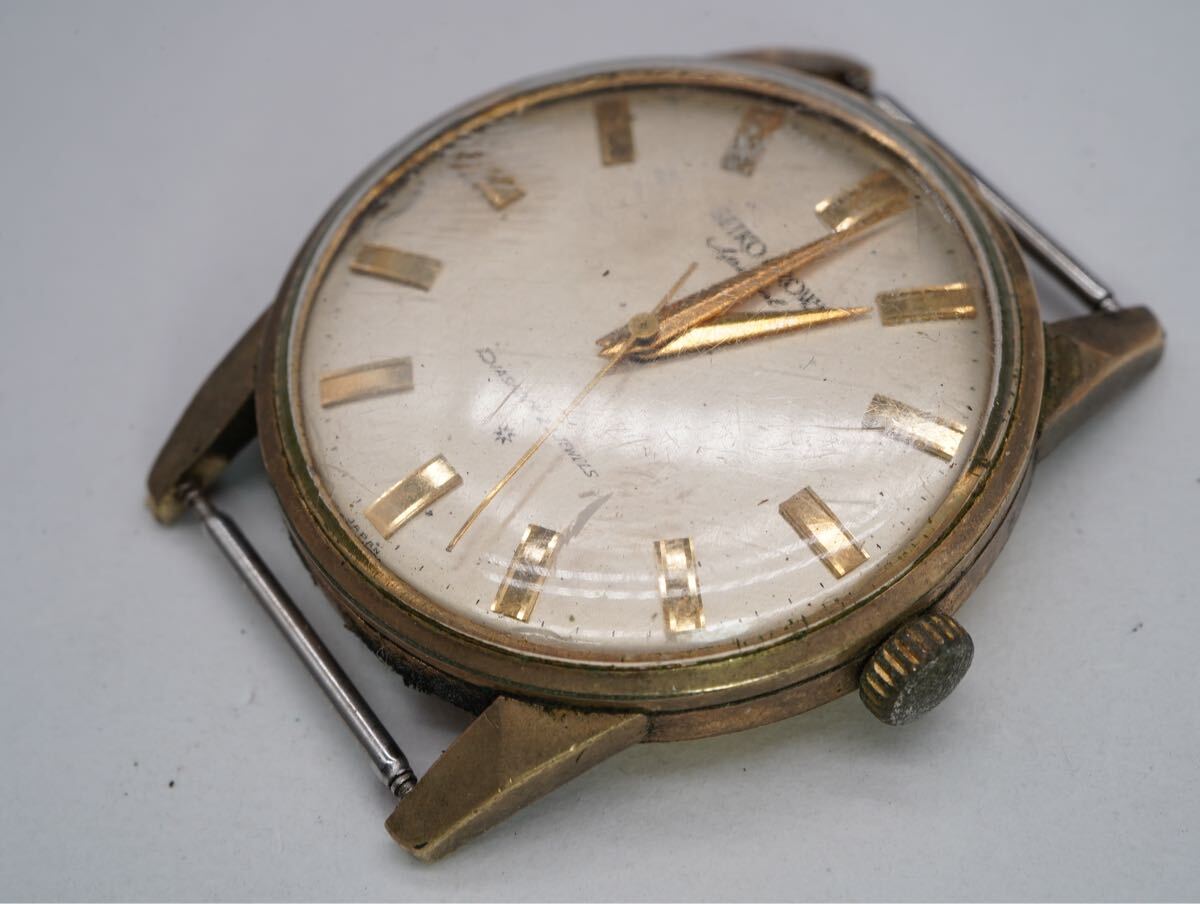 セイコー 23石 SEIKO 手巻き スペシャル クラウン DIASHOCK CROWN 0 