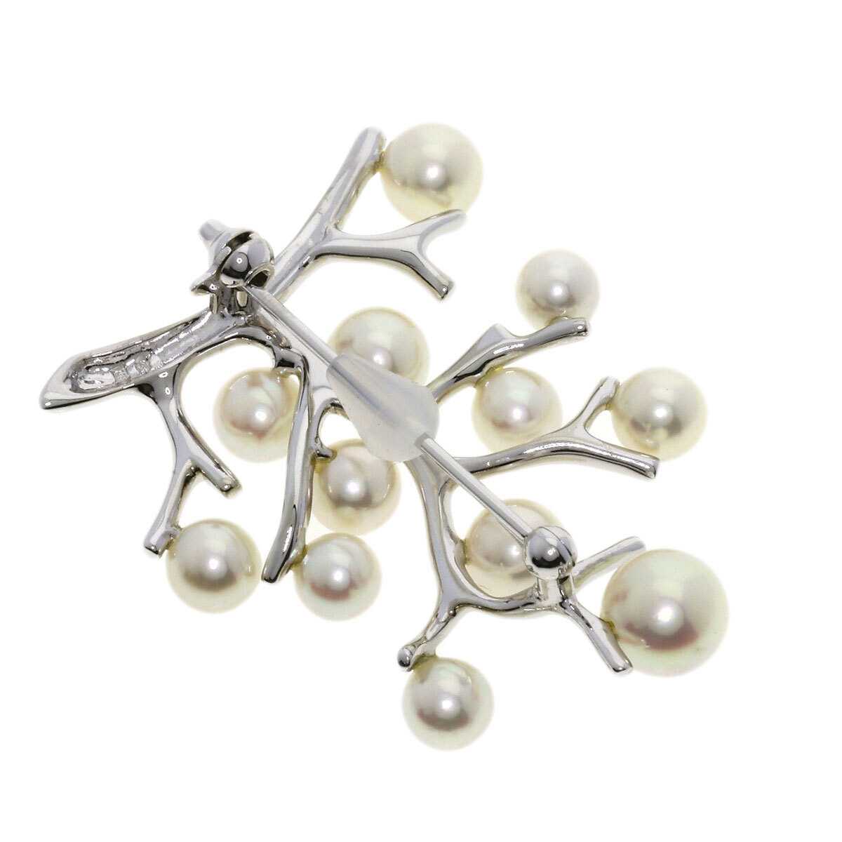 MIKIMOTO ミキモト 幸福の木 アコヤパール 真珠 ブローチ ミキモト