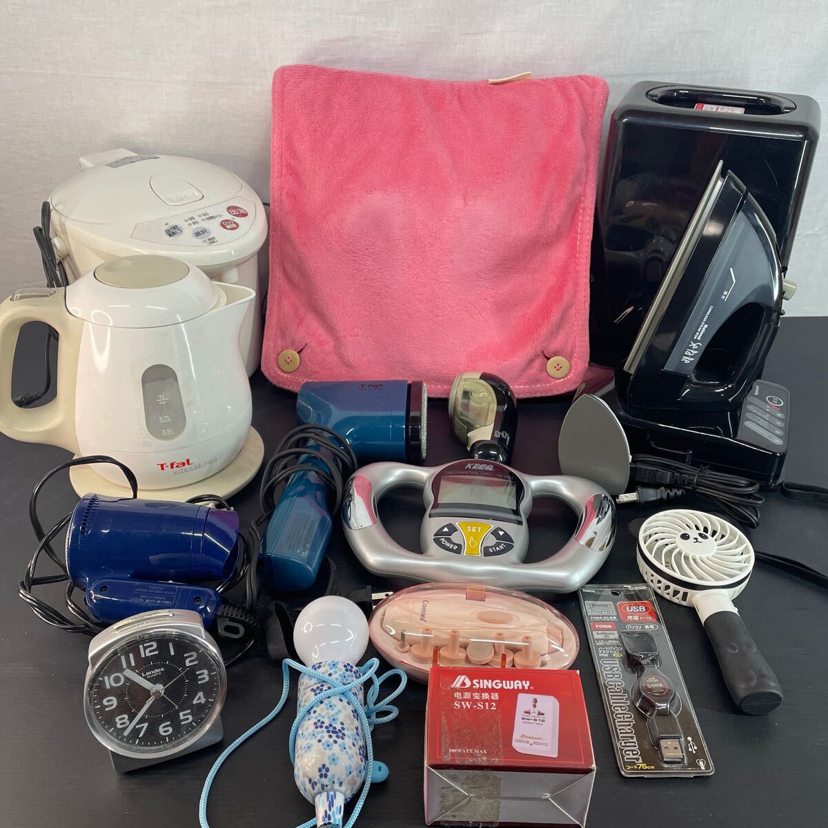 Z49 1円スタート 140サイズ 家電製品 雑貨 その他 まとめ詰め合わせセット 大量 動作未確認 松下電工 T-fal