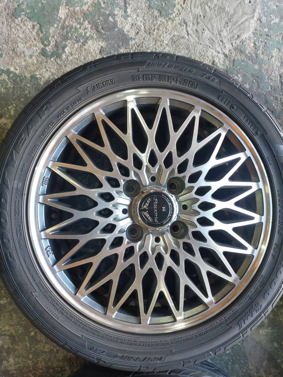 【送料無料】ロクサーニ□165/55R14□14インチアルミタイヤセット□4H・100・4.5J・+45□ ホイール ロクサーニ 14インチの通販 4本 バトルシップ タイヤ4本セット」の人気商品一覧・価格比較
