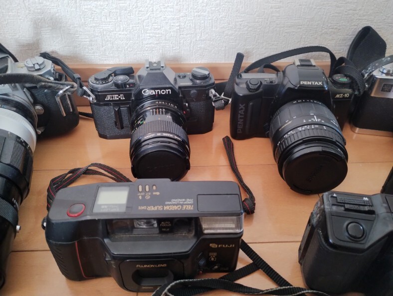 ★中古★Canon,Nikon,Nikomat,PENTAX,FUJINON,FUJICA,Olympus,SIGMA,Kenkoなど カメラ、レンズ等まとめて ジャンク品_3