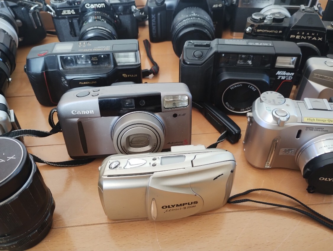 ★中古★Canon,Nikon,Nikomat,PENTAX,FUJINON,FUJICA,Olympus,SIGMA,Kenkoなど カメラ、レンズ等まとめて ジャンク品_6