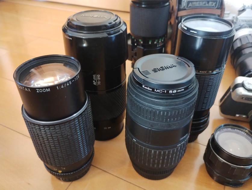 ★中古★Canon,Nikon,Nikomat,PENTAX,FUJINON,FUJICA,Olympus,SIGMA,Kenkoなど カメラ、レンズ等まとめて ジャンク品_8
