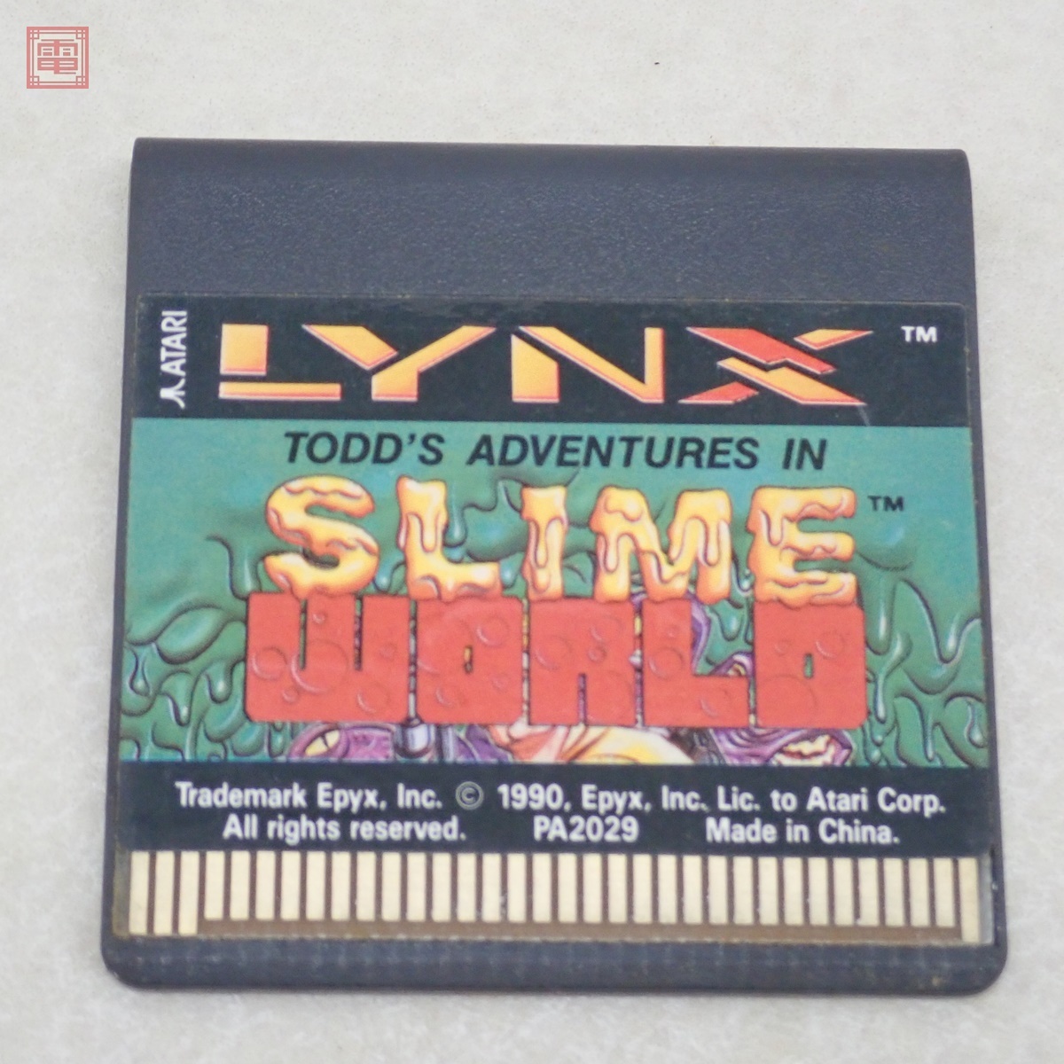 ソフトのみ 動作保証品 ATARI LYNX スライムワールド SLIME WORLD