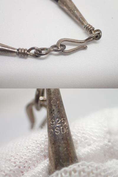 11011[T]ナバホ インディアンジュエリー STERLING シルバー ネックレス