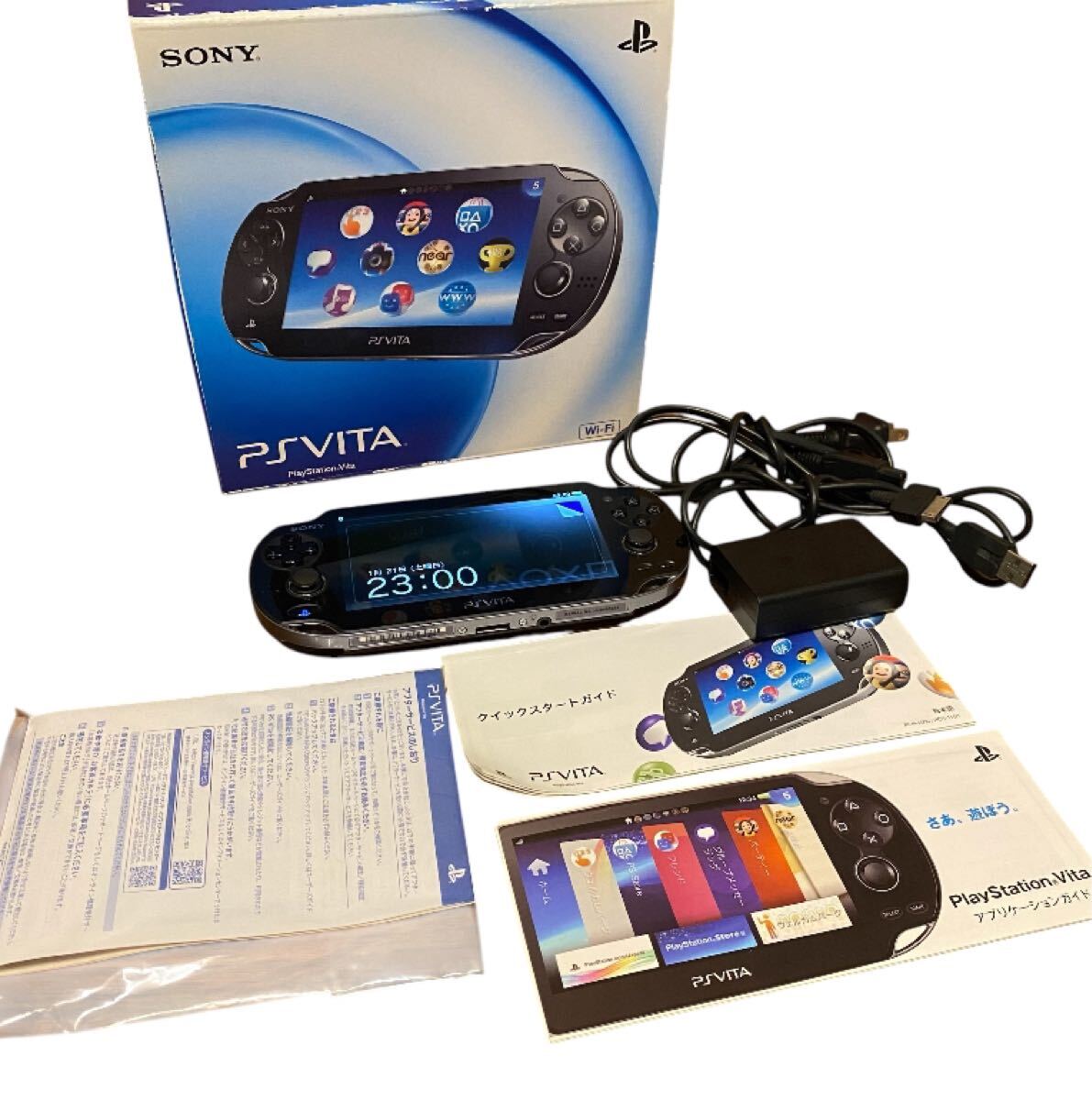 極美品】 SONY PlayStation Vita ソニー PSVITA PCH-1100 ZA01
