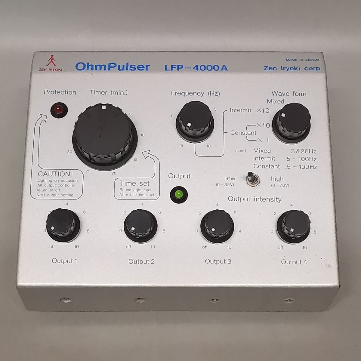 オームパルサー OhmPulser LFP-4000A 鍼通電低周波治療器 全医療器 現状品