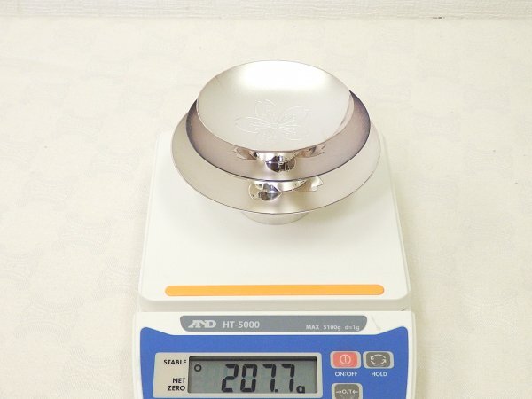 銀盃　純銀 最新作，大人気 7144 売切り☆ 純銀 銀杯 銀盃 207.7g 造幣局製 SILVER