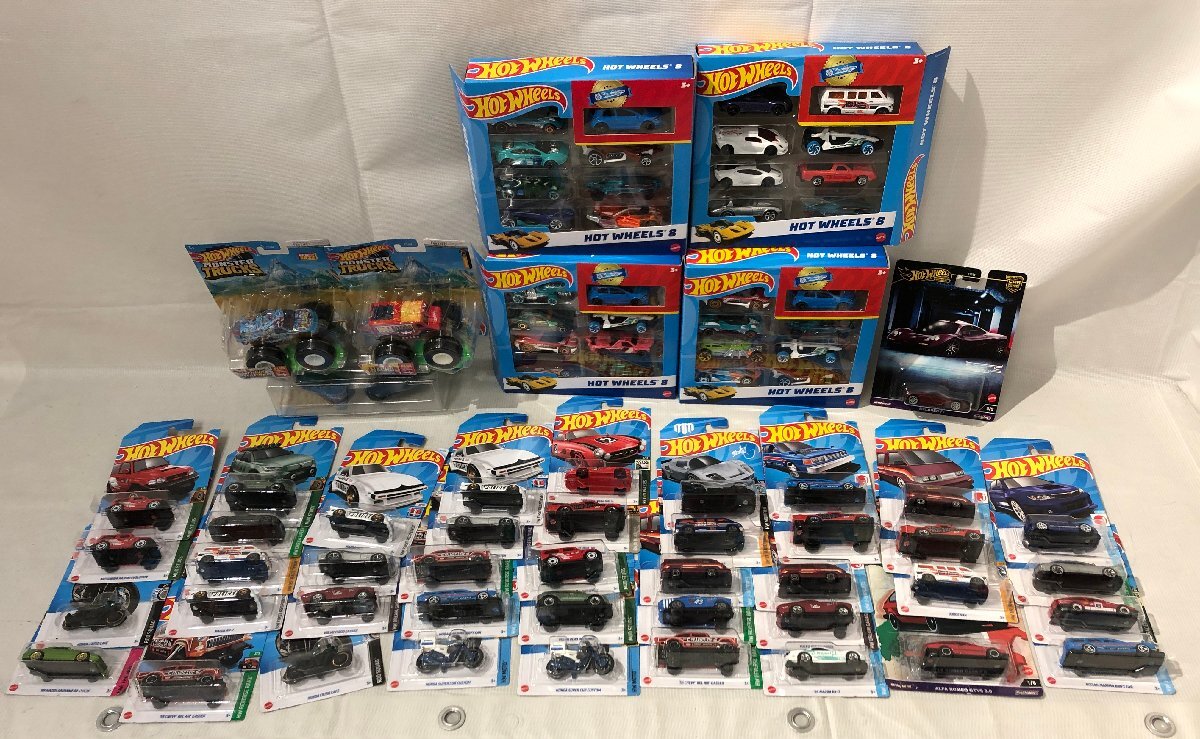 1円～ 未開封多数 Hot Wheels ホットウィール 大量まとめ モンスタートラック RX-7 マクラーレン 他 ミニカー 【現状品】[37-0114-8M3]