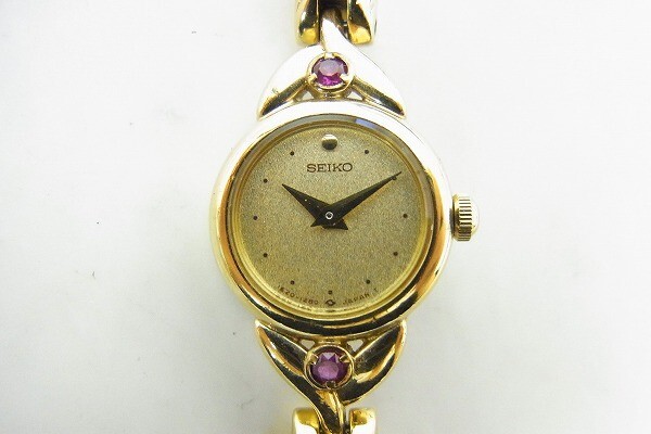 P578-J33-716◎ SEIKO セイコー 1E20-0430 レディース クォーツ 腕時計