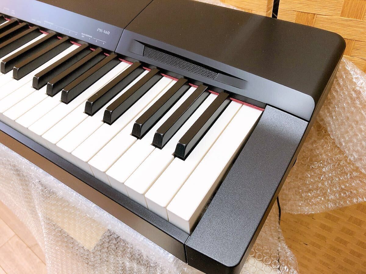 【引取限定】CASIO カシオ Privia プリビア PX-160BK 電子ピアノ キーボード 2019年製 88鍵盤 楽器 ブラック 中古 茨城県 エリア限定_6