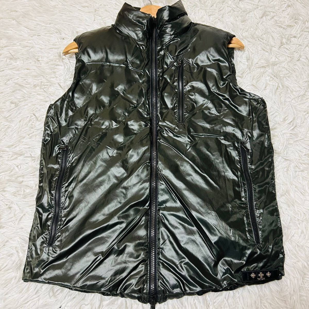 1円〜 TATRAS タトラス 軽量 極暖 ダウンベスト リバーシブル