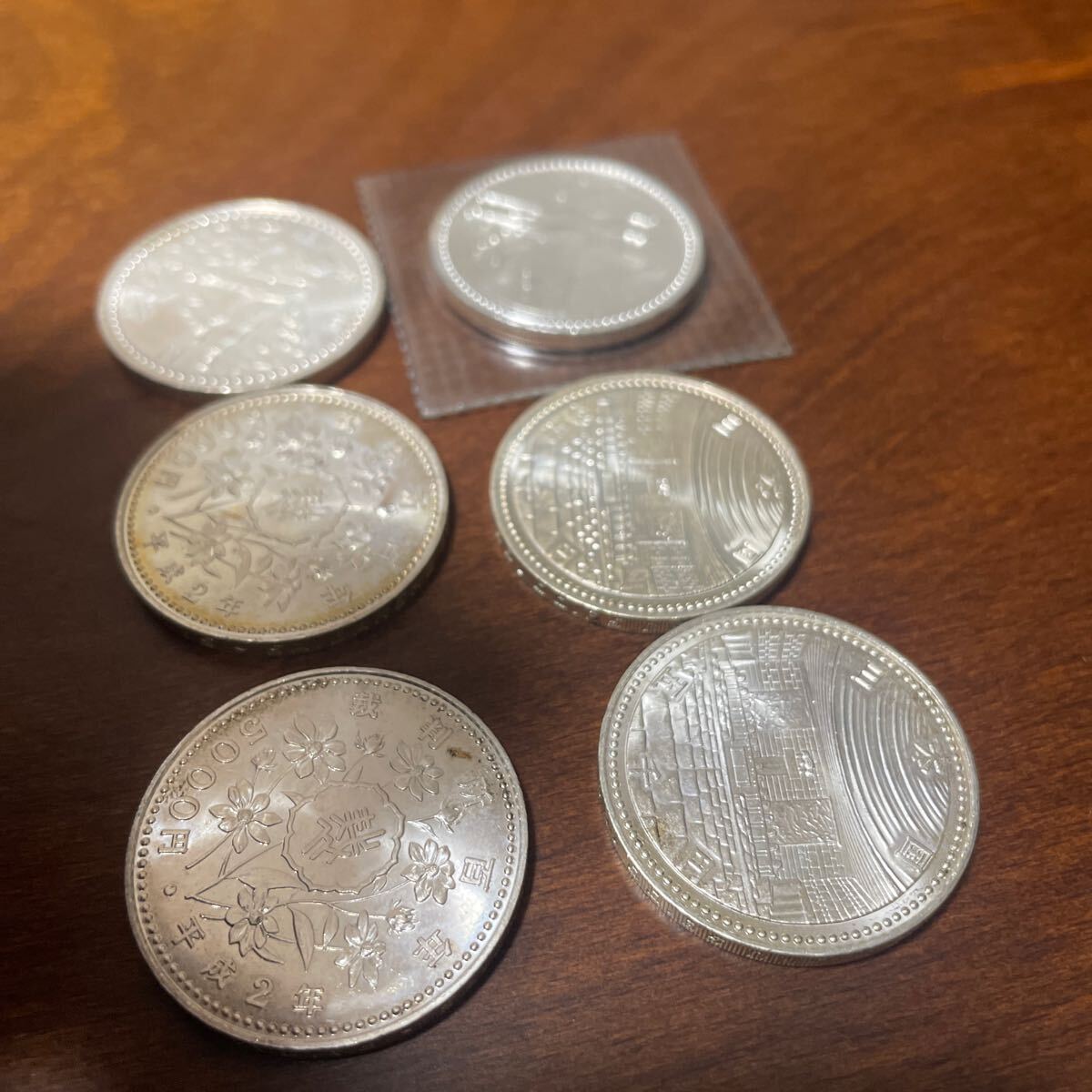 ☆1円〜　 記念硬貨　5000円硬貨　長野オリンピック　裁判所百年　皇太子殿下御成婚記念　銀貨　シルバー　6枚　30,000円分_4