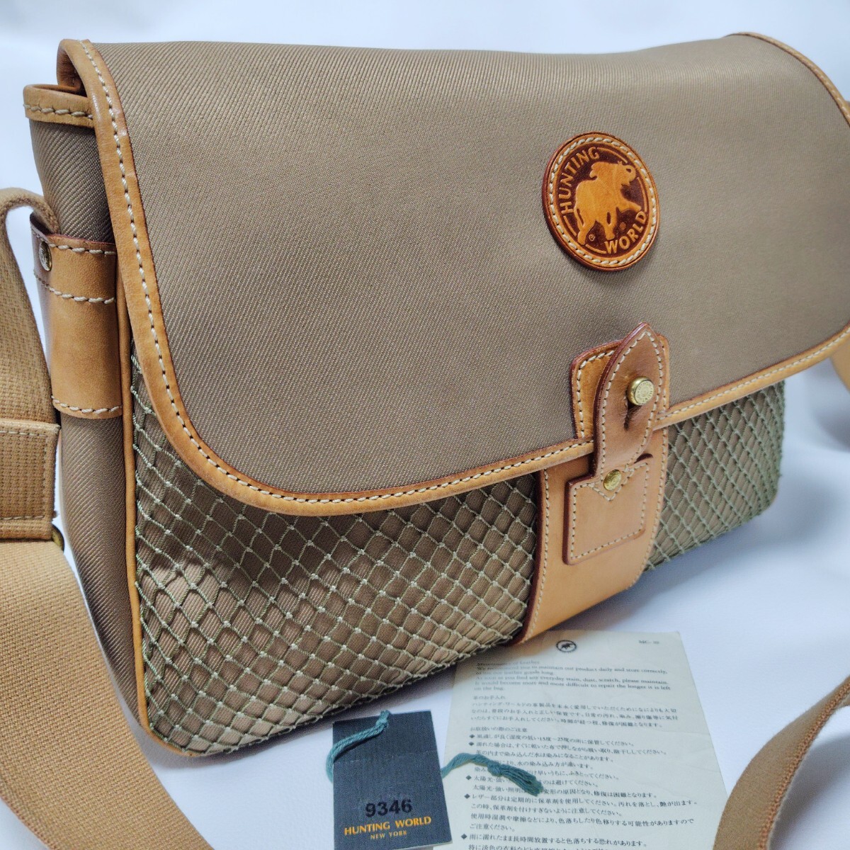 ハンティングワールド WORLD HUNTING - 極美品 トートバッグ 大容量 