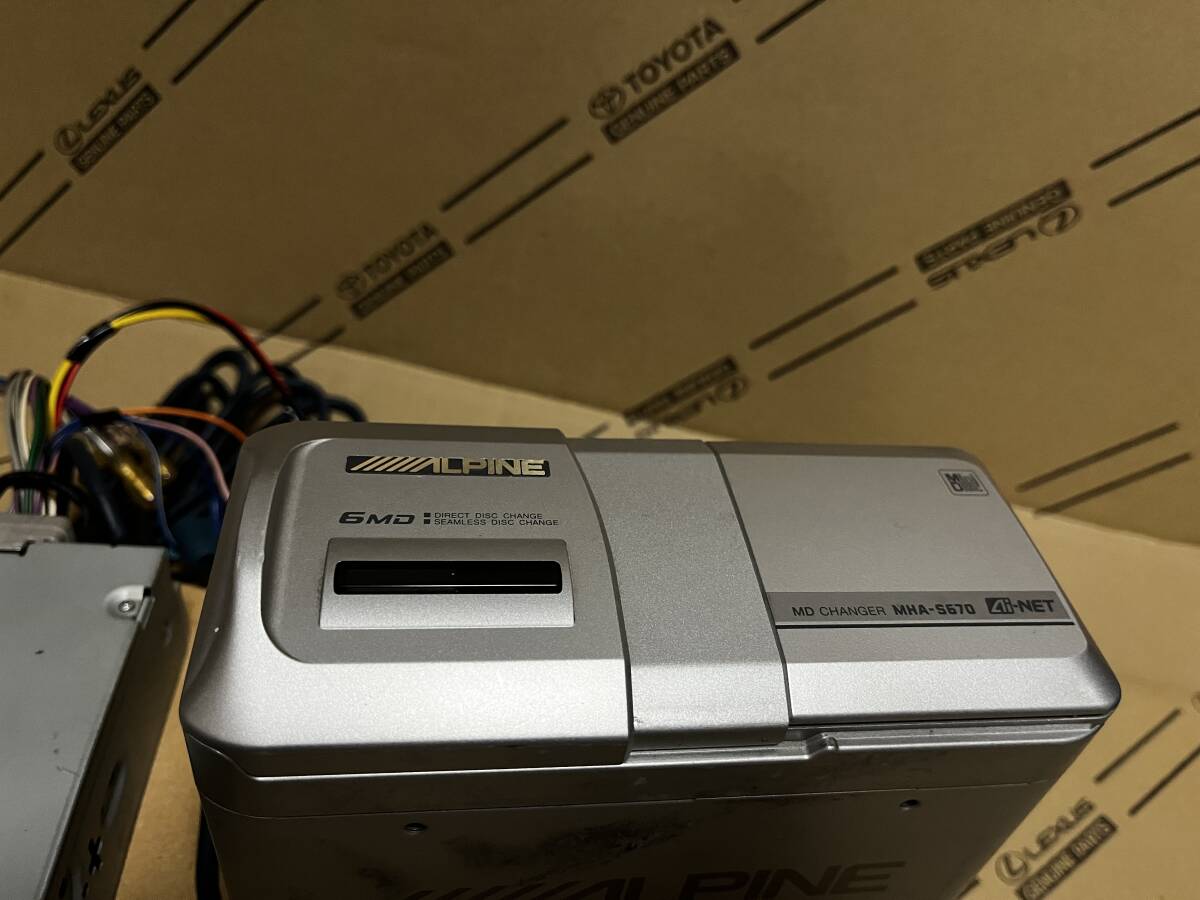 ☆ALPINE MHA-S670 6連 MDチェンジャー☆ 取扱説明書ダウンロード｜ALPINE