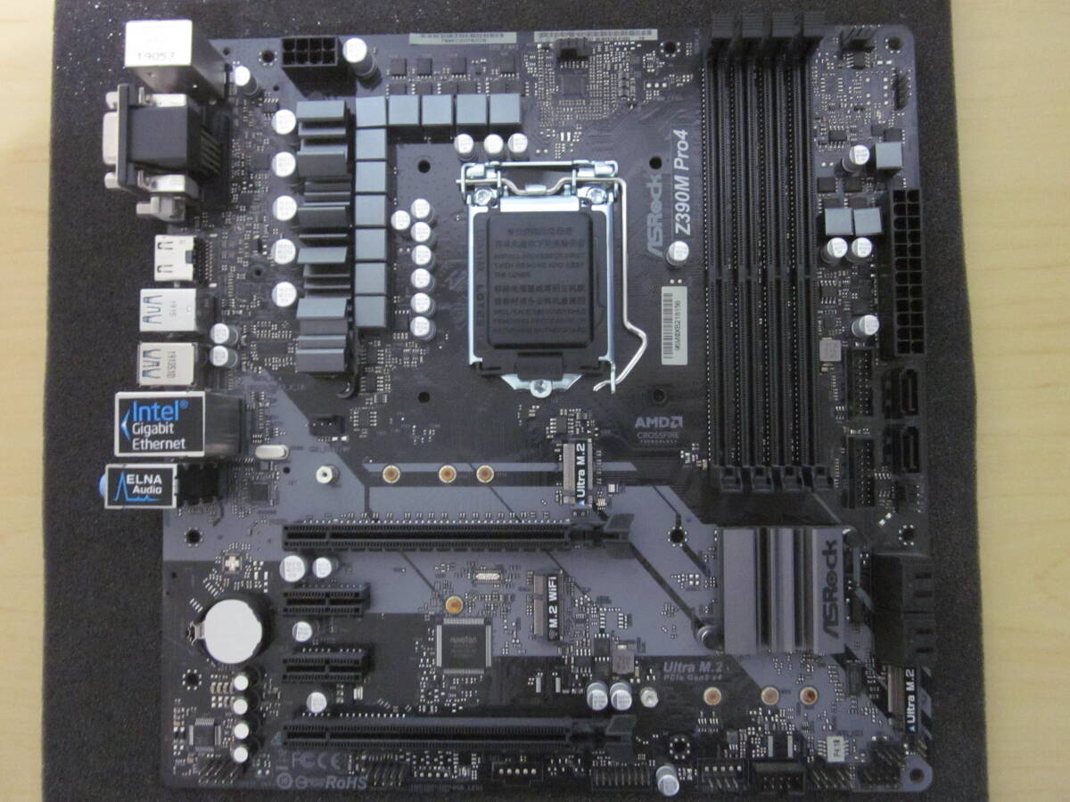 ASRock Z390M PRO4 第8世代/第9世代 intel Core i対応 Micro ATX 
