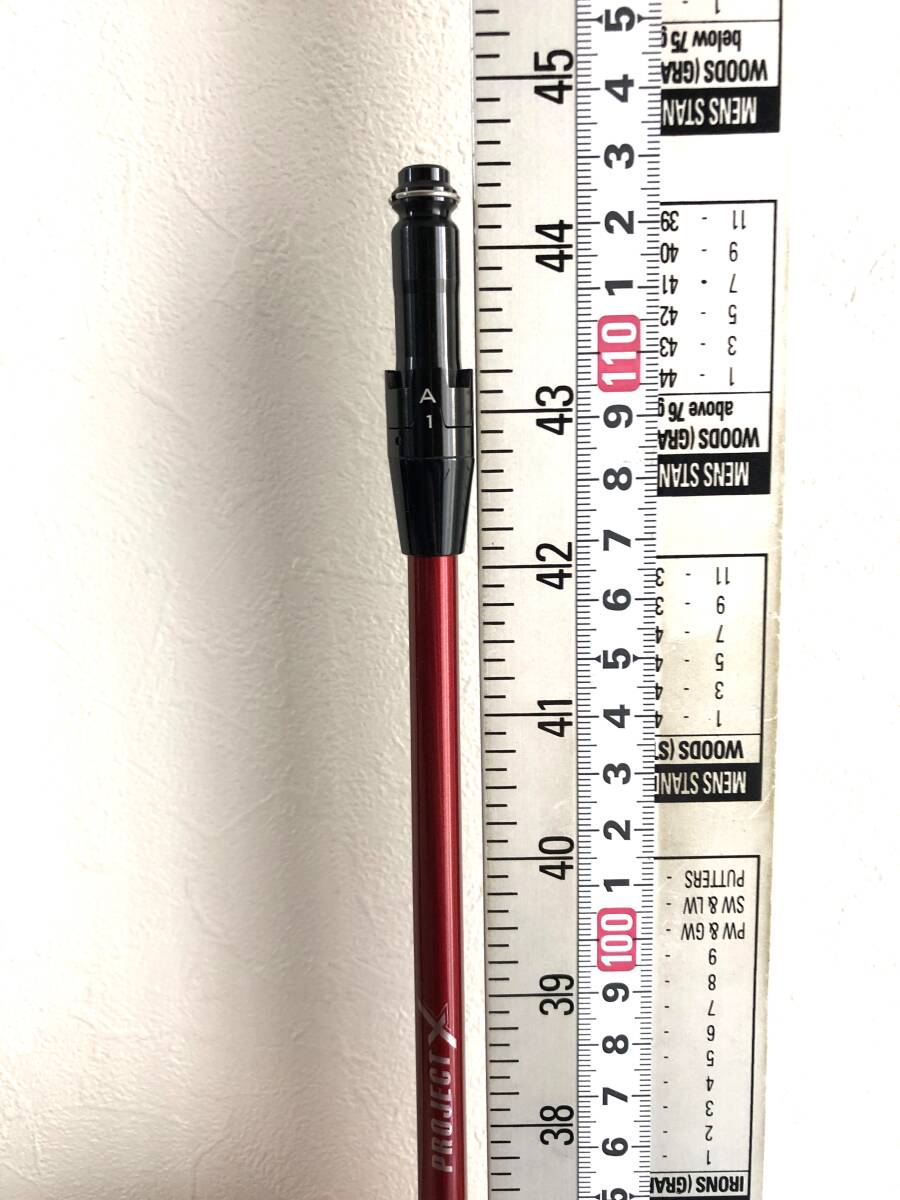 ③ 美品 最新 タイトリスト スリーブ付 PROJECT X DENALI RED 50 5.5