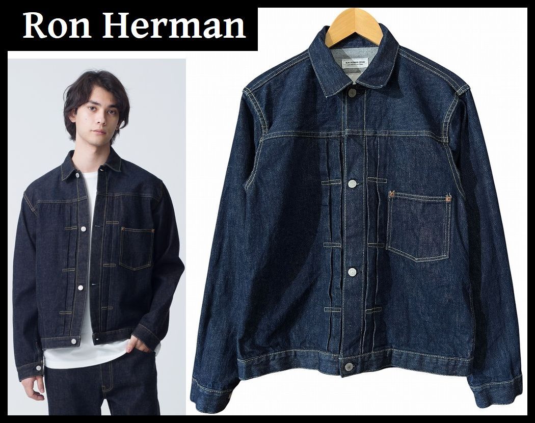 ronherman Gジャン Wrangler × Ron Herman/Black Denim Jacket/定価