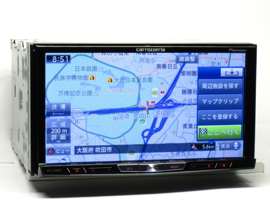 Pioneer AVIC-MRZ09zz カーナビ 2011年地図データ
