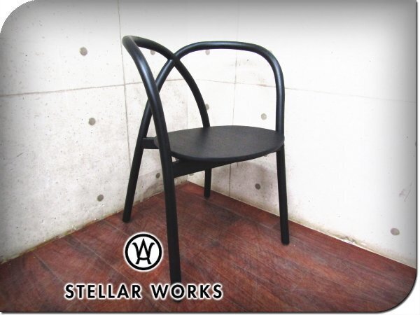 【人気定番，100%新品】 品/STELLAR WORKS/高級/FLYMEe取扱い/Ming Chair/ミン チェア/アッシュ材/ブラック/Neri & Hu/チェア/183 700円/ft8312m(木製フレーム)｜売買されたオークション情報、yahooの商品情報をアーカイブ公開 - オ 木製フレーム