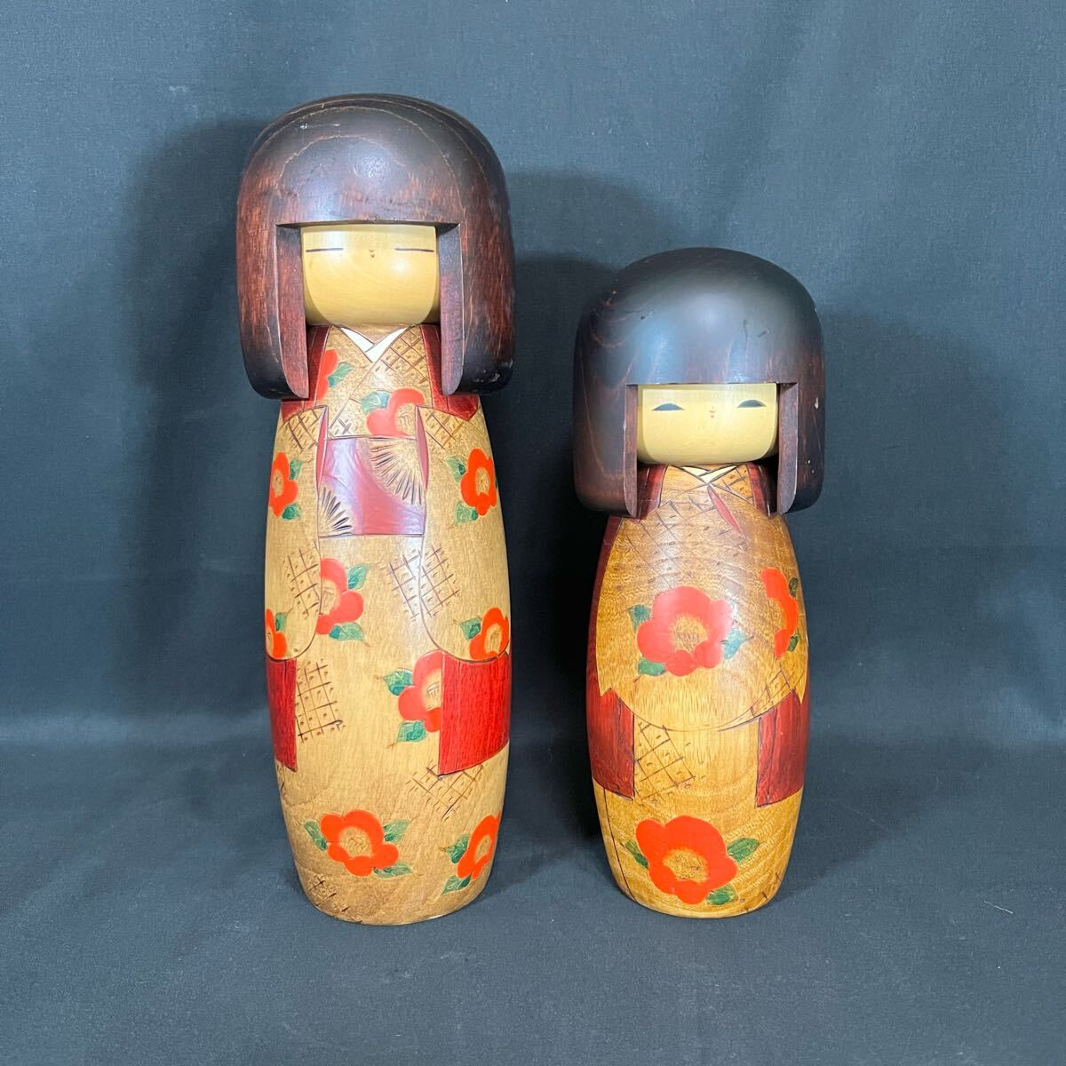 創作こけし 卯三郎 作 民芸品 伝統工芸 日本人形 置物 - 卯三郎こけし 