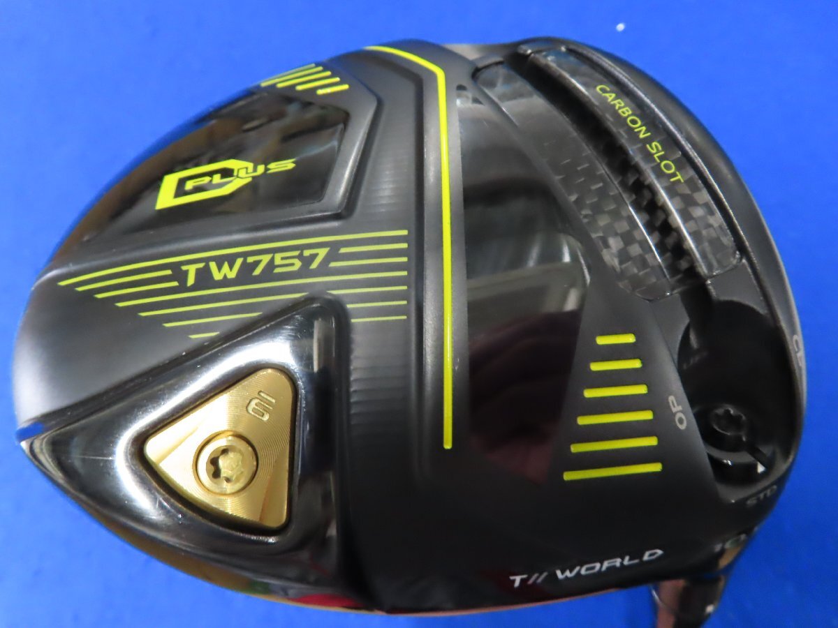 【中古】本間ゴルフ 2022 T//WORLD TW-757 TYPE-D PLUS（タイプ ディープラス）ドライバー（10.5°）【S】VIZARD for TW757-45_1
