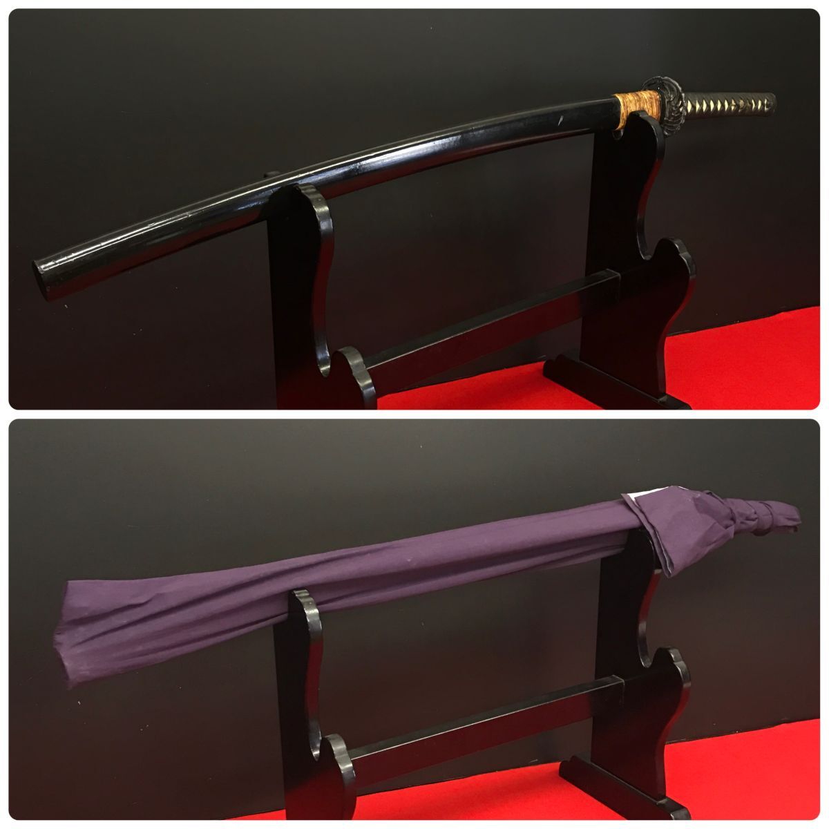模造刀 刀 樋入り 全長104.5cm 刀装具 拵え SA0022#140