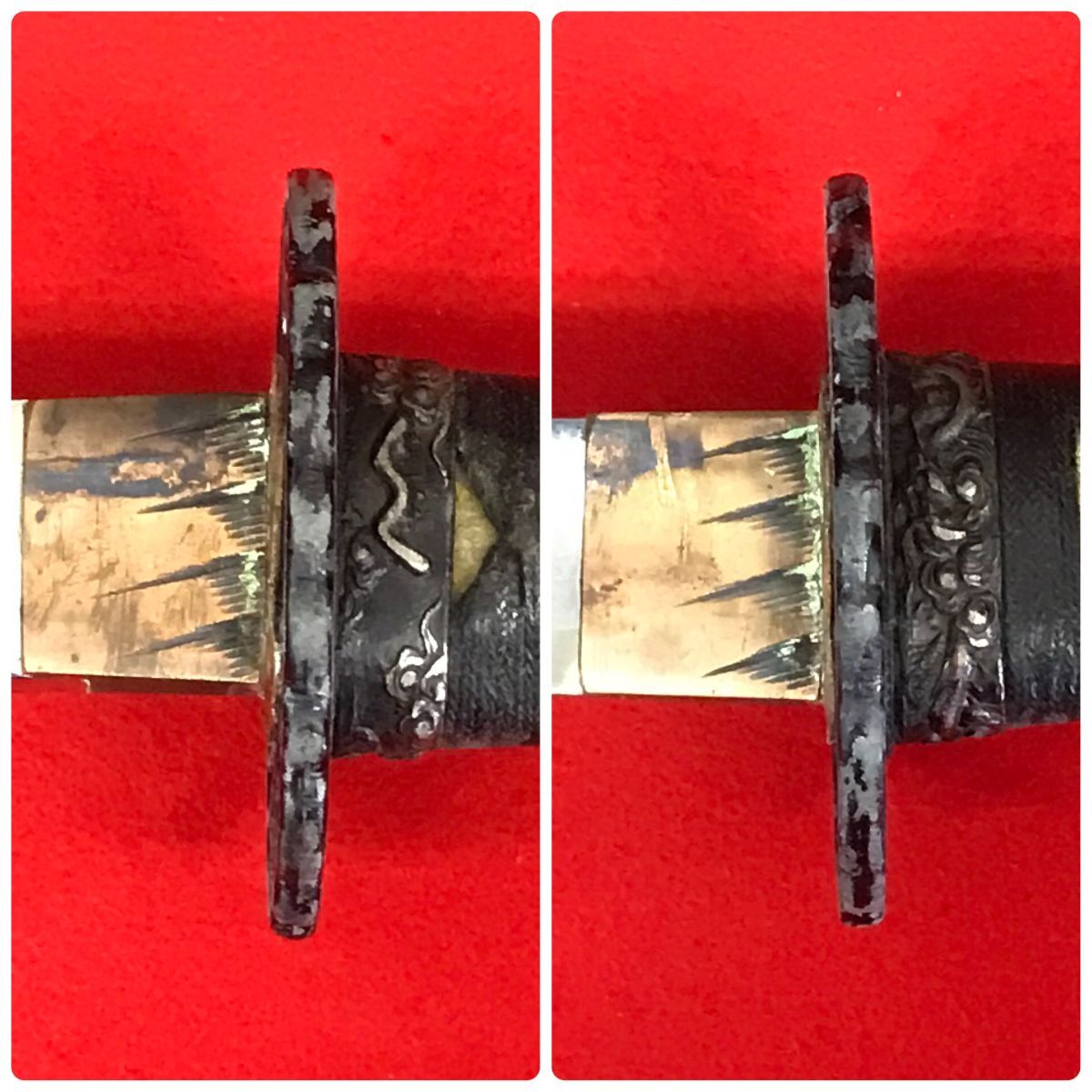 模造刀 刀 樋入り　全長104.5cm　刀装具 拵え SA0022#140