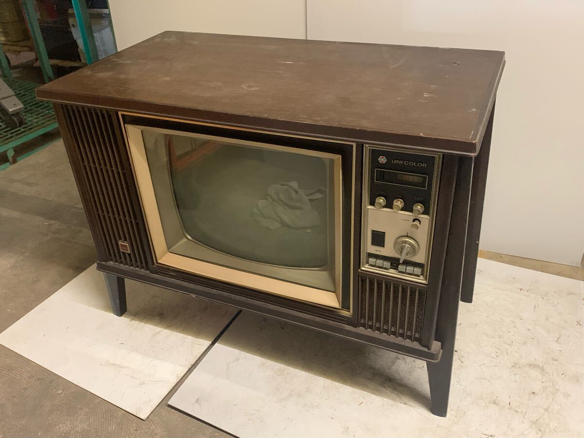 6P-125 三菱 MITSUBISHI - 白黒 マイクロテレビ 当時物 小型テレビ