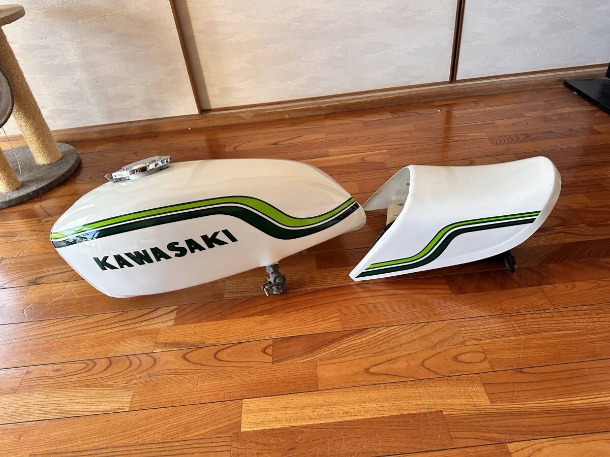 KH400 カワサキ タンク KH 2026年最新Yahoo!オークション 検索 カワサキ　KH400 タンク　つっぱりテール　外装セット　レインボーライン　KH250 250ss 400ss 