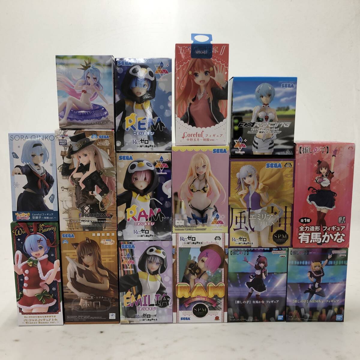 まとめ売り メルカリ 美少女系プライズフィギュア プライズフィギュア 