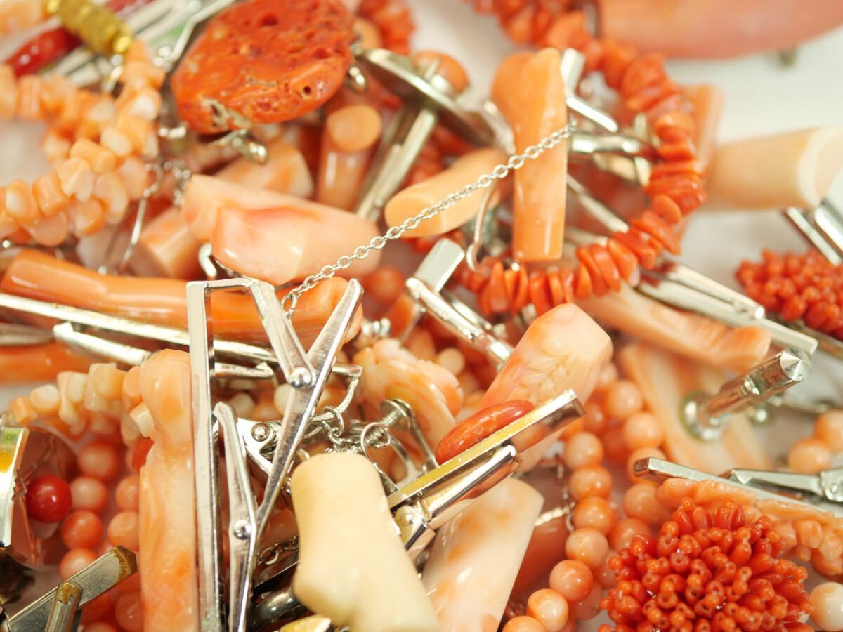 E62 珊瑚 サンゴ さんご コーラル など ネクタイピン カフス