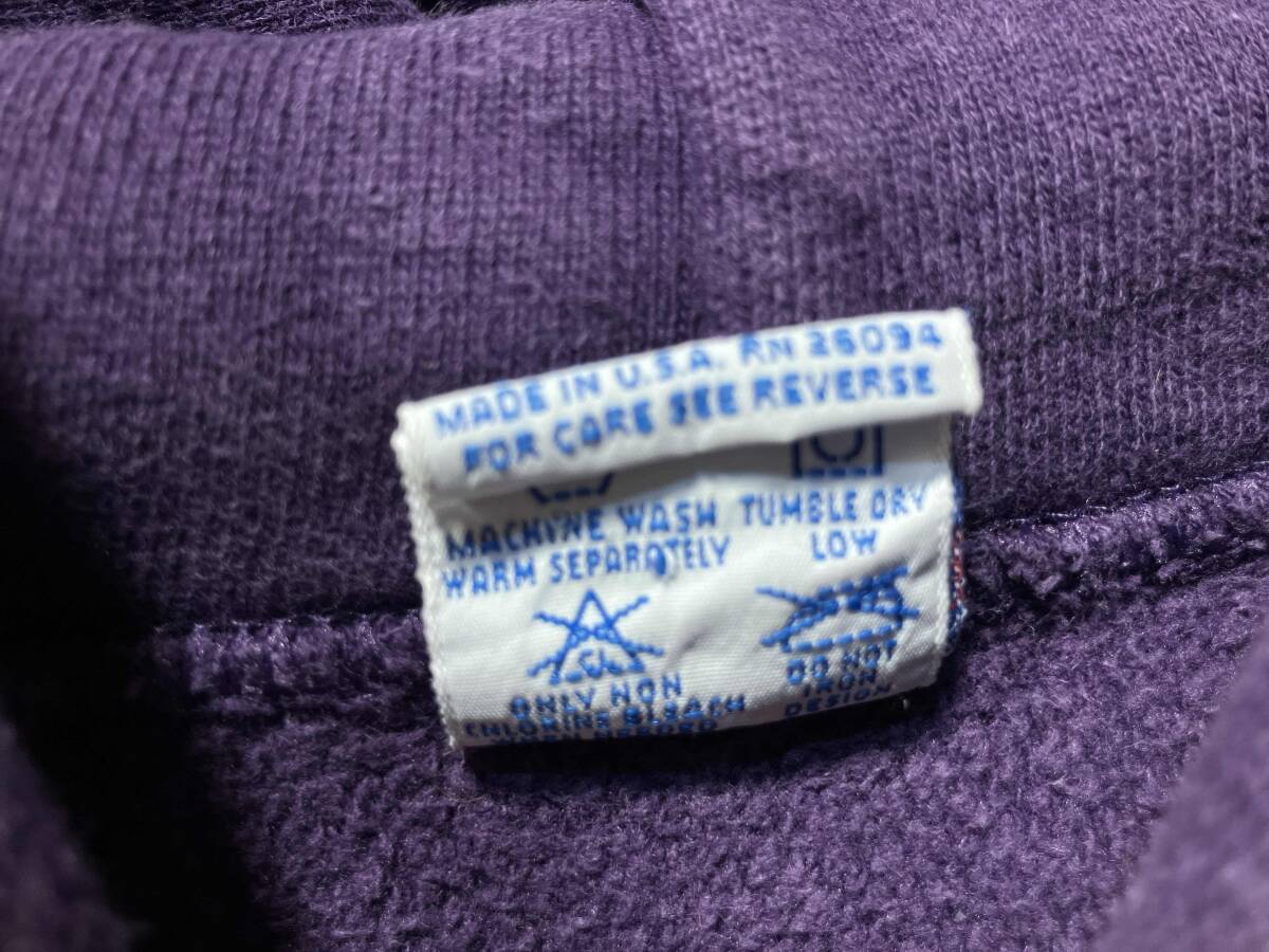 90s champion reverse weave one point logo hoodie ワンポイントロゴ 