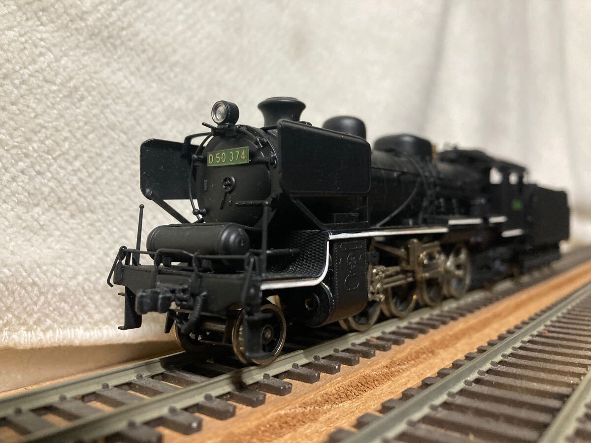 HOゲージ】 国鉄 D50形 蒸気機関車 ミヤザワ模型 HOゲージ 宮沢 門デフD50