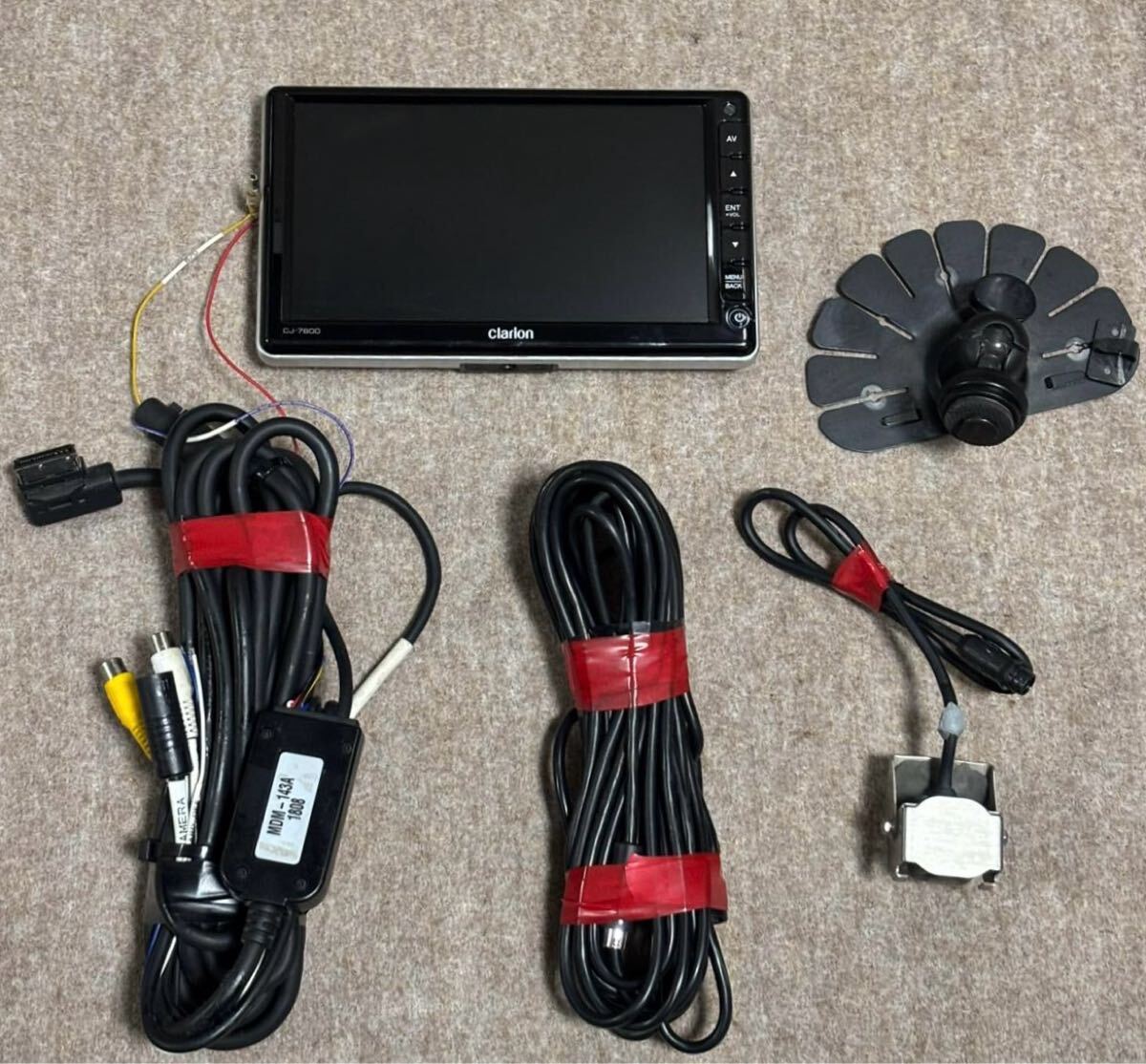 クラリオン　Clarion バックカメラ モニターセット CJ-7600 clarion クラリオン バックモニター&バックカメラ CJ-7600 12V/24V