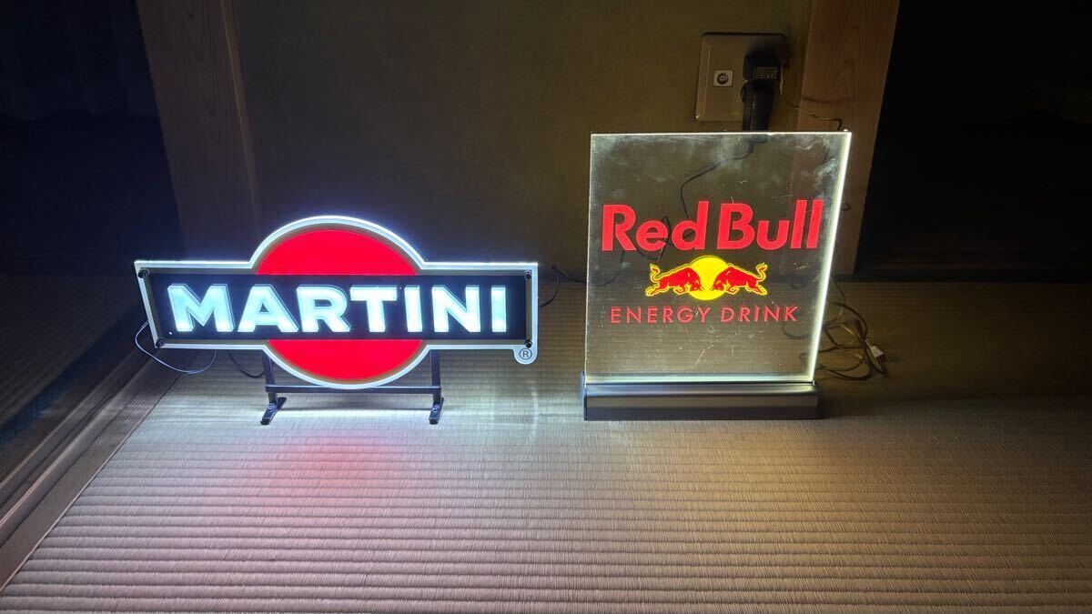 レッドブル&マルティーニ非売品LEDネオンサイン Red Bull 非売品 新品