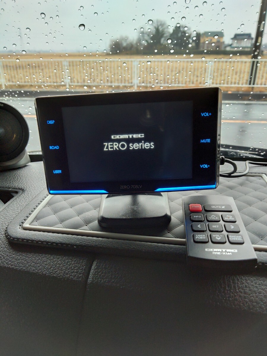 コムテック ZERO708LV レーダー探知機 中古 対策済み COMTEC ZERO