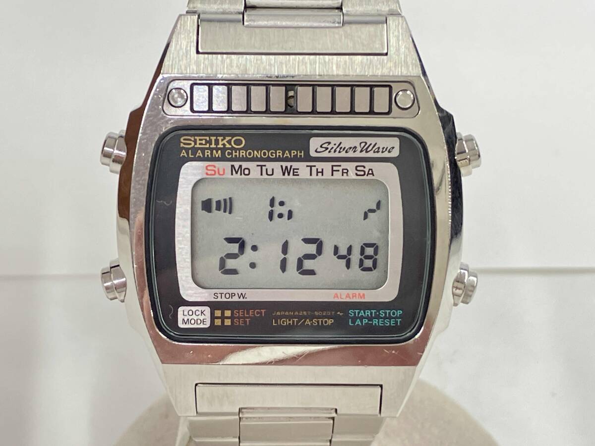 ジャンク SEIKO セイコー SilverWave A257-5020 111280 液晶不具合有り 