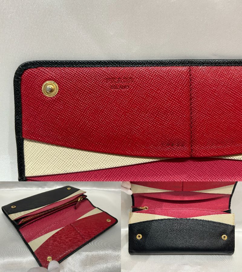 PRADA プラダ サフィアーノ マルチカラー 長財布 PRADA プラダ 