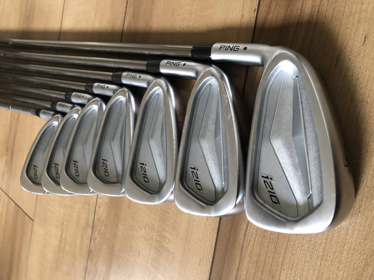 アイアンセット i210 PING アイアン ピン 希少プロジェクトX 5本の商品 