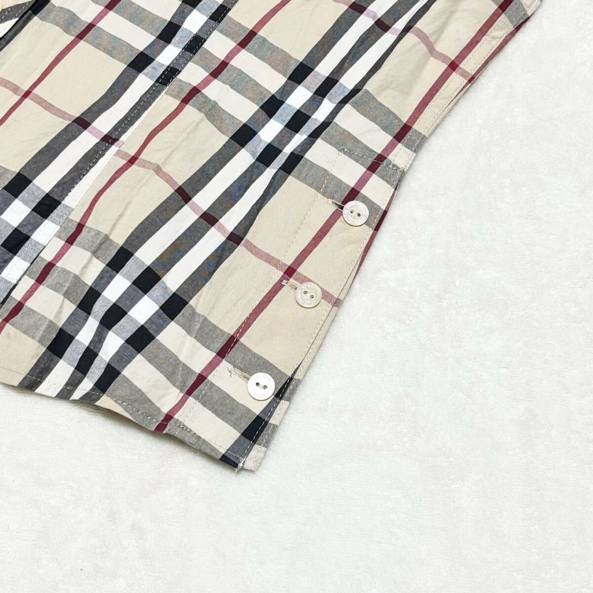 BURBERRY LONDON バーバリーロンドン コットンシャツ 40 Lサイズ相当 