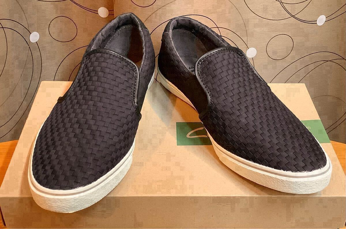 参定¥13，200 クラークス Gosling Step 黒系 US11 UK10 EUR44.5 約27cm 