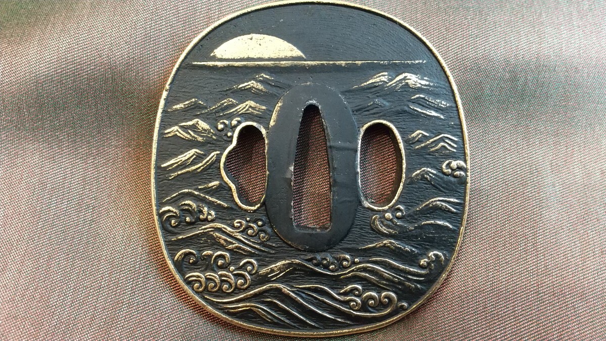 鐔 刀装具 武具 日本刀 拵え 居合刀 つば 鍔 透かし 曙鍔 ツバ☆