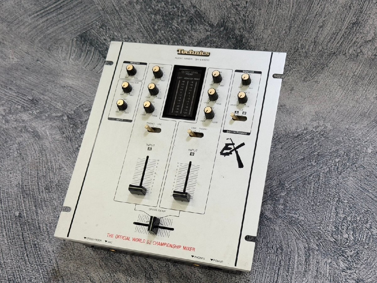 J 】1413 Technics SH-EX1200 DJミキサー テクニクス 本体のみ