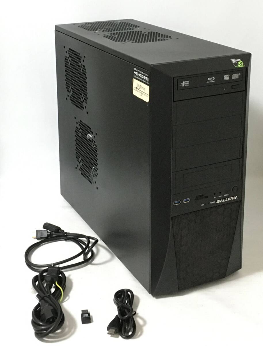 ☆GeForce、水冷クーラー搭載！ゲーミングPC☆GALLERIA XF (FFXIV 推奨